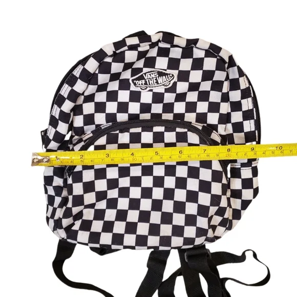 Vans Off The Wall Got This Black White Checkered Mini Backpack - Picture 3 of 7